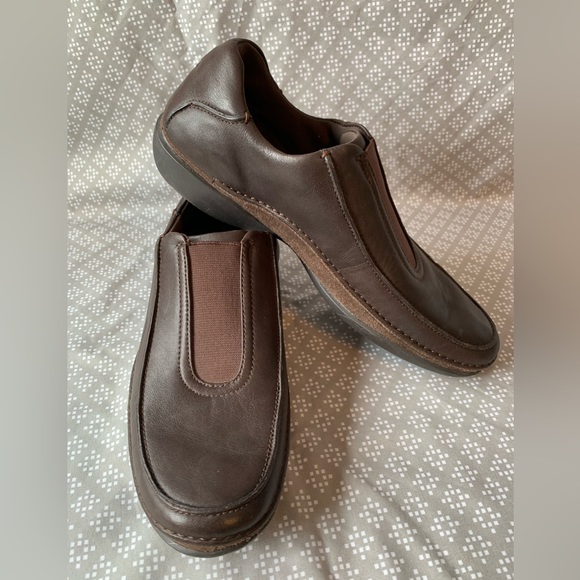 Rockport Shoes - Rockport Womens Size 8M Slip On Loafers Brown Shoes Comfortable Casual